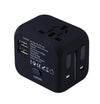 Universal Travel Adapter with 2.4A Dual USB Charging and LED Power Indicator