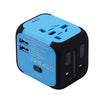 Universal Travel Adapter with 2.4A Dual USB Charging and LED Power Indicator