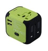 Universal Travel Adapter with 2.4A Dual USB Charging and LED Power Indicator
