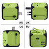Universal Travel Adapter with 2.4A Dual USB Charging and LED Power Indicator